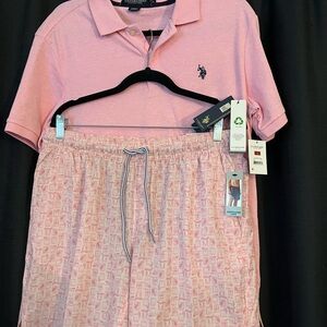 U.S. Polo Assn. Pink Polo Shirt